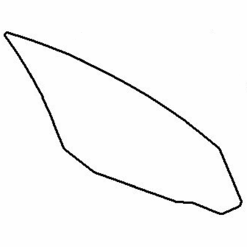 DIY Front Door Glass Passenger Side Mercedes Benz C350 Sedan 08-11