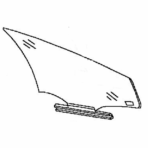 DIY Front Door Glass Passenger Side Mercedes Benz C43 Sedan 1995-1997