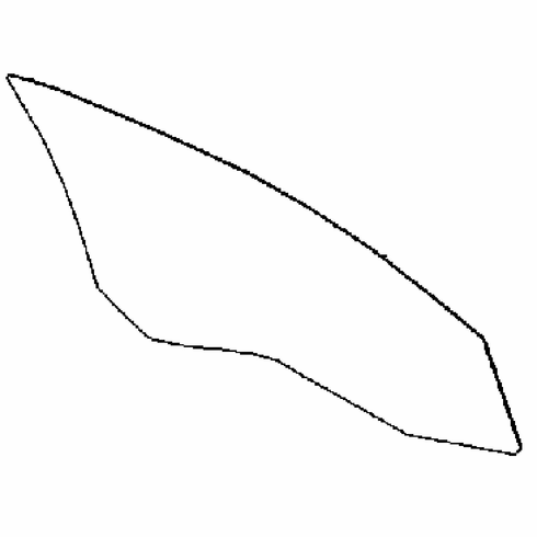 DIY Front Door Glass Passenger Side Mercedes Benz GLS450 Utility 2017