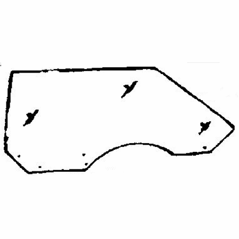 DIY Front Door Glass Passenger Side Mercury Montego Hardtop 1972 1973