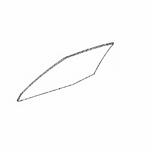 DIY Front Door Glass Passenger Side Nissan 310 Hatchback 1979-1980