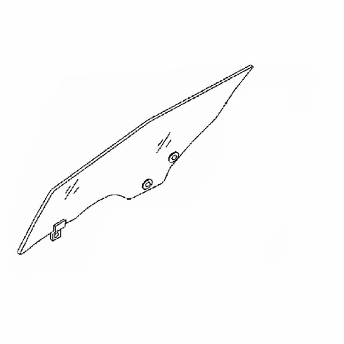 DIY Front Door Glass Passenger Side Nissan 810 4 Door Sedan 1974-1977