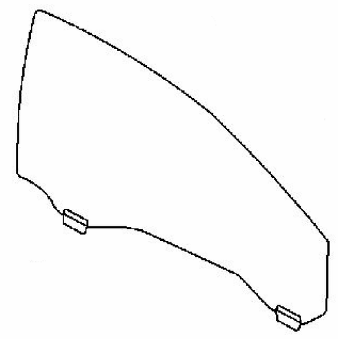 DIY Front Door Glass Passenger Side Volvo S40 2.5L ENG Sedan 2004