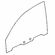 DIY Front Passenger Side Door Glass Daewoo Nubira 4 Door Sedan 1998-2003
