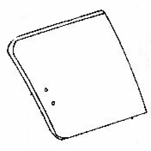 DIY Front Quarter Glass Driver Side Lexus LX 450 Utility 1996 1997