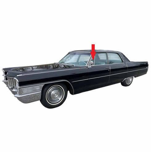 DIY Front Vent Glass Driver Side Cadillac Calais Sedan 1965 - 1967