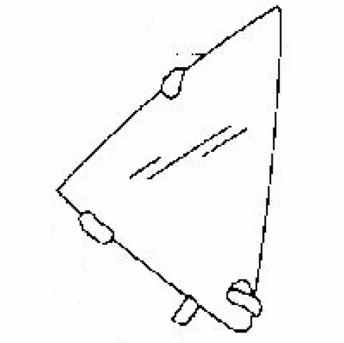 DIY Front Vent Glass Driver Side Dodge Ramcharger Utility 1978-1986