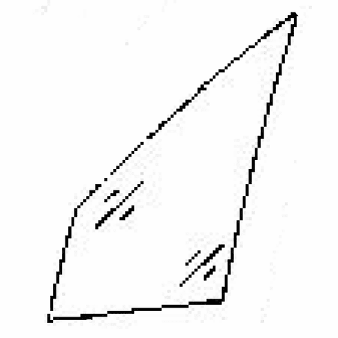 DIY Front Vent Glass Driver Side Jeep Cherokee Utility 1984-1986