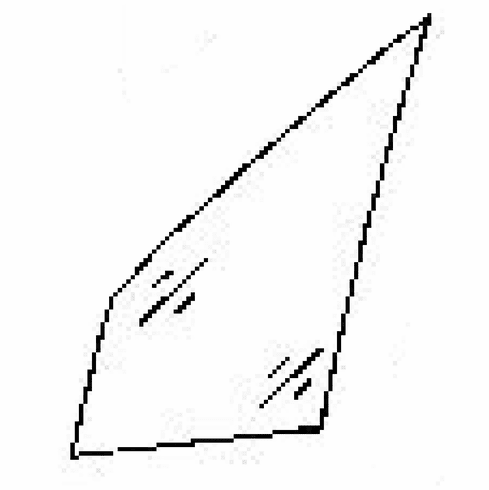 DIY Front Vent Glass Driver Side Jeep Cherokee Utility 1987-1990