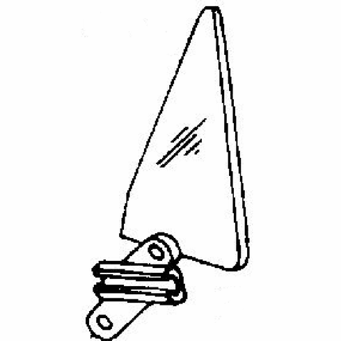 DIY Front Vent Glass Driver Side Lincoln Continental Sedan 1982-1987