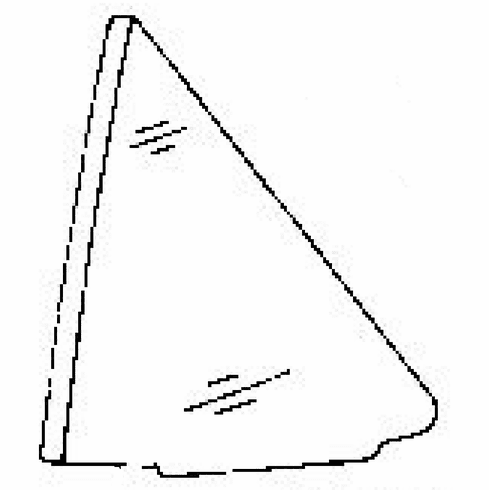 1985-1989 Ford Crown Victoria Front Vent Glass Passenger Side Window