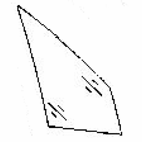 DIY Front Vent Glass Passenger Side Jeep Cherokee 1992 STATIONARY