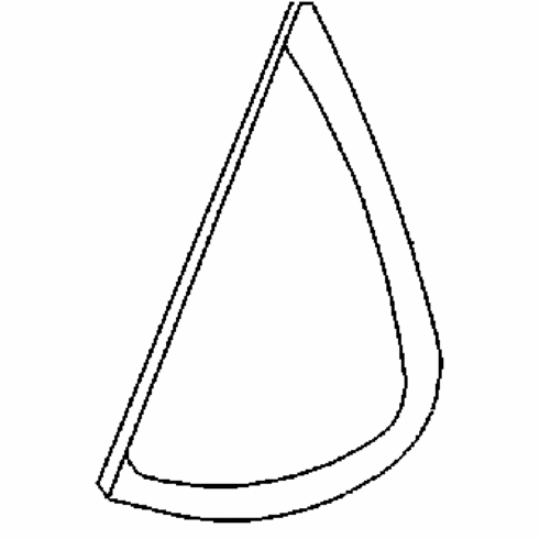 DIY Quarter Glass Driver Side Chevrolet Impala Limited Sedan 2014-2016