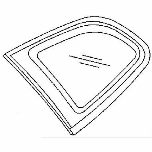 DIY Quarter Glass Driver Side Hyundai Santa FE Utility 2007-2012