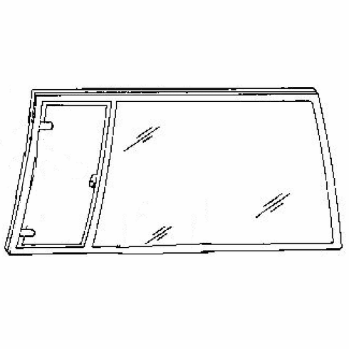 DIY Quarter Glass Driver Side Jeep Cherokee 2 Door Utility 1992-1998