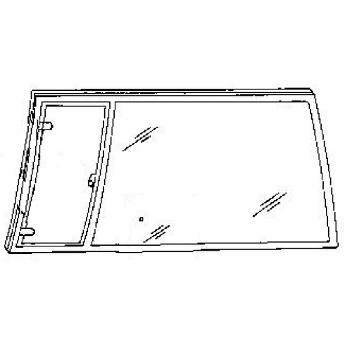 DIY Quarter Glass Driver Side Jeep Cherokee 2 Door Utility 1992-1998