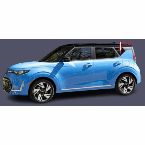 DIY Quarter Glass Driver Side KIA Soul 4 Door Utility 2020-2024