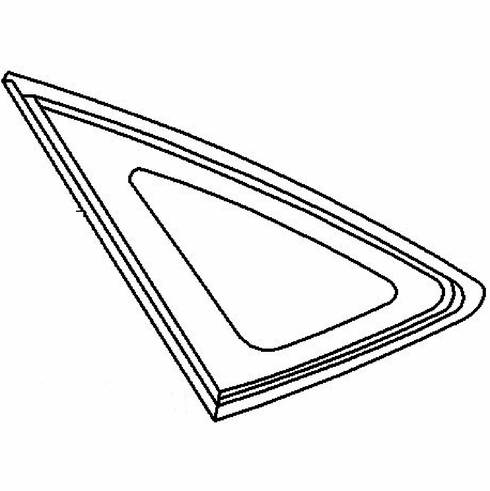 DIY Quarter Glass Driver Side Lexus RX 330 4 Door Utility 2004-2006