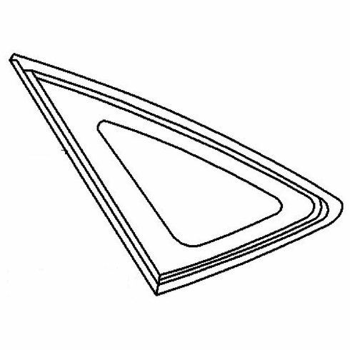 DIY Quarter Glass Driver Side Lexus RX 350 4 Door Utility 2007-2009