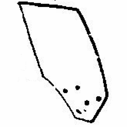 DIY Quarter Glass Driver Side Lincoln Mark IV 2 Door Hardtop 1974-1976