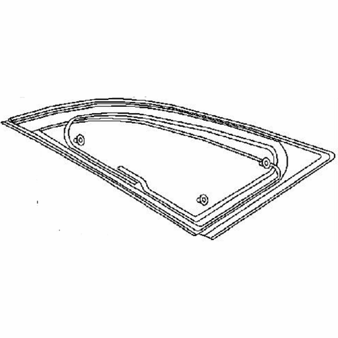 DIY Quarter Glass Driver Side Lincoln MKZ 4 Door Sedan 2013-2020