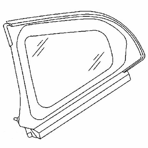 DIY Quarter Glass Driver Side Nissan 350ZX 2 Door Coupe 2003-2008