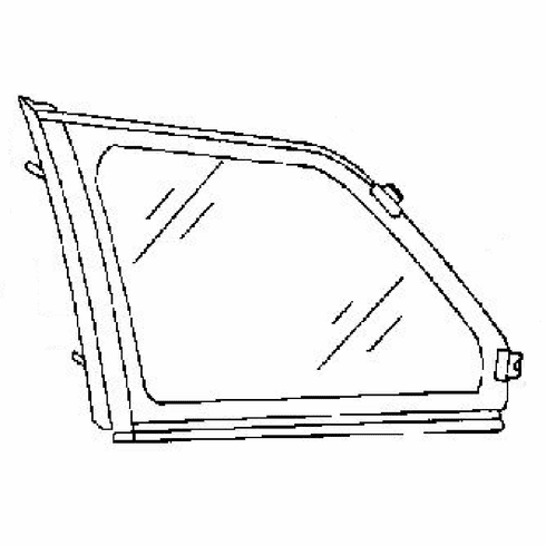 DIY Quarter Glass Driver Side Toyota Corolla Station Wagon 1993-1996