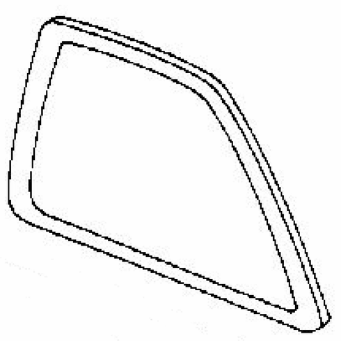 DIY Quarter Glass Passenger Side Acura Integra Hatchback 1990-1993