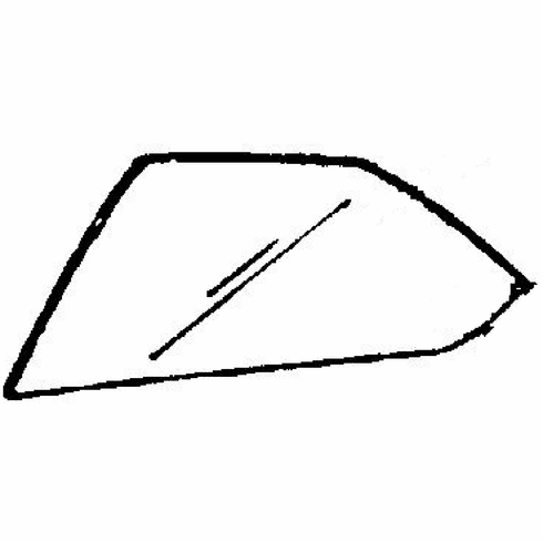 DIY Quarter Glass Passenger Side Buick Skylark Hatchback 1975-1979