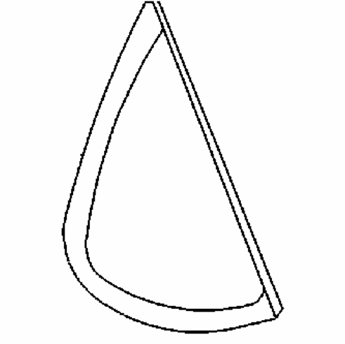 DIY Quarter Glass Passenger Side Chevrolet Impala Limited 2014-2016