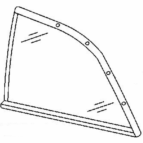 DIY Quarter Glass Passenger Side Chrysler Pacifica Utility 2005-2006