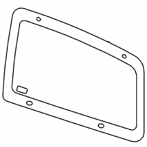 DIY Quarter Glass Passenger Side Dodge Durango Utility 2004-2009