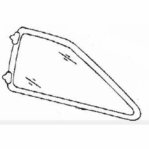 DIY Quarter Glass Passenger Side Honda Accord 2 Door Hatchback 82-85