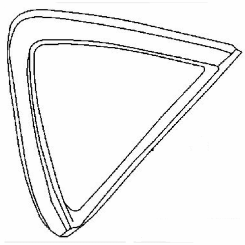 DIY Quarter Glass Passenger Side Infiniti EX35 Utility 2008-2013