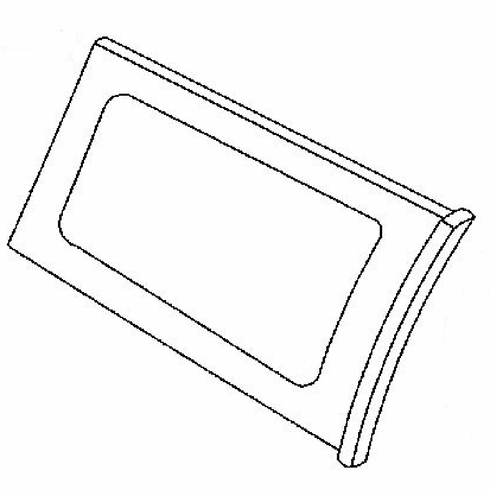 DIY Quarter Glass Passenger Side Isuzu Axiom 4 Door Utility 2002-2004