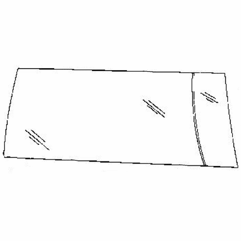 DIY Quarter Glass Passenger Side Jeep Cherokee Utility 1988-1991