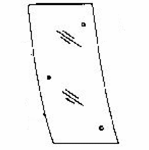 DIY Quarter Glass Passenger Side Jeep Cherokee Utility 1992-1998