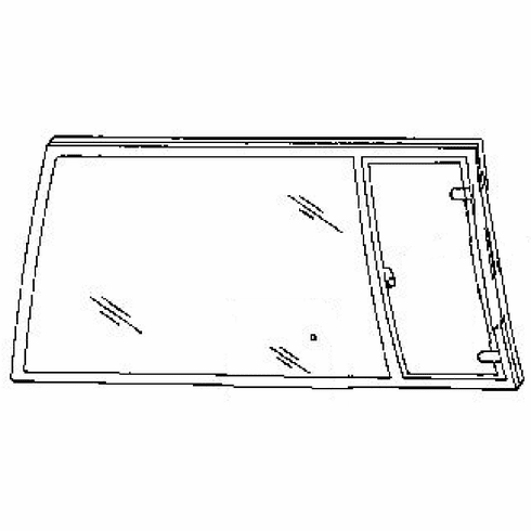 DIY Quarter Glass Passenger Side Jeep Cherokee Utility 1992-1998