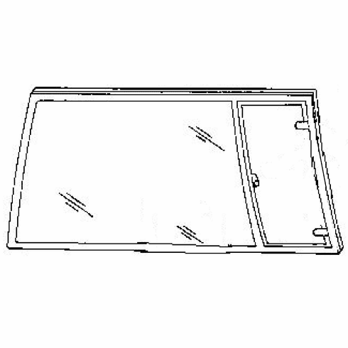 DIY Quarter Glass Passenger Side Jeep Cherokee Utility 1992-1998