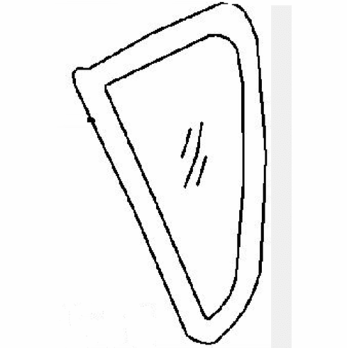 DIY Quarter Glass Passenger Side KIA Soul 4 Door Utility 2014-2019