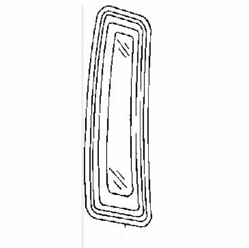 DIY Quarter Glass Passenger Side Lincoln Town Car 4 Door Sedan 1996