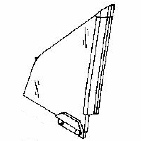 DIY Quarter Glass Passenger Side Mercedes Benz SLK32 AMG 2002-2004