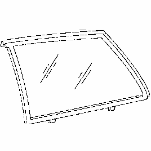 DIY Quarter Glass Passenger Side Plymouth Conquest  Hatchback 1985-1989