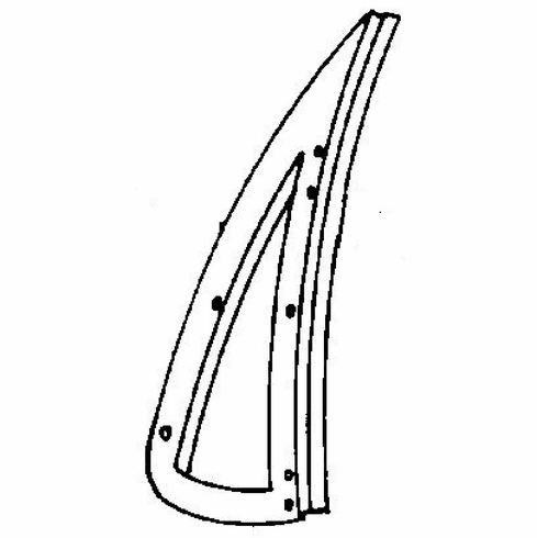 DIY Quarter Glass Passenger Side Saab 9-3 4 Door Hatchback 1999-2002