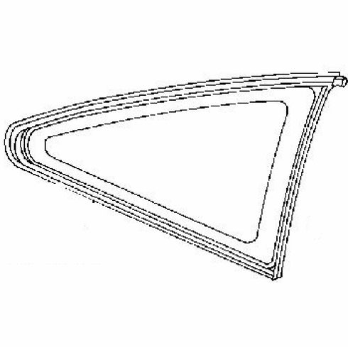 DIY Quarter Glass Passenger Side Toyota Paseo 2 Door Coupe 1996-1997