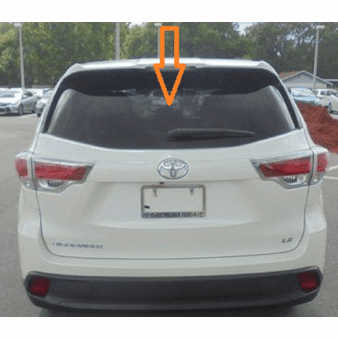 DIY Rear Back Window Glass Toyota Highlander 4 Door Utility 2014-2019