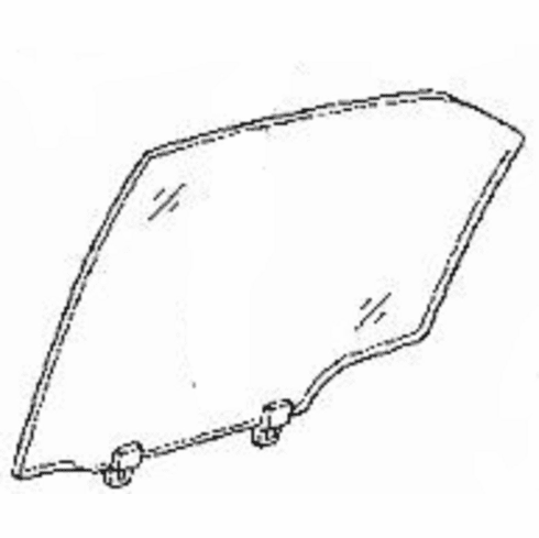 DIY Rear Door Glass Driver Side Acura TL 4 Door Sedan 2003