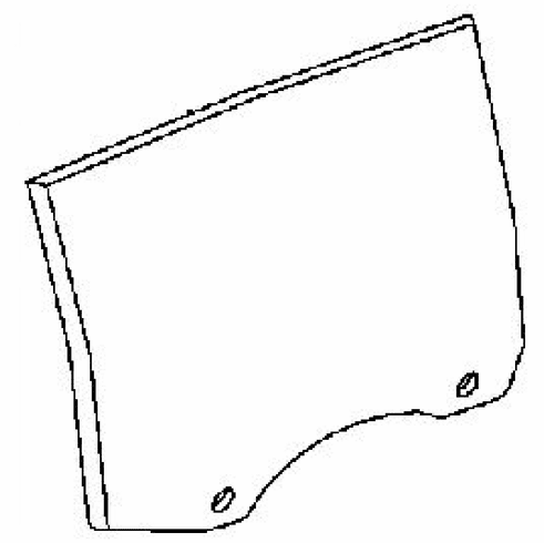 DIY Rear Door Glass Driver Side BMW 650 Gran Coupe 2013-2017