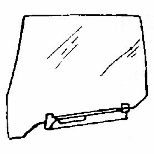 DIY Rear Door Glass Driver Side BMW L7 4 Door Sedan 1986 1987