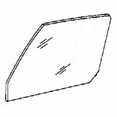 DIY Rear Door Glass Driver Side Buick Skylark 4 Door Sedan 1992-1998